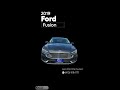 Ford Fusion 2019 car review