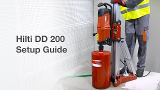 Hilti DD 200 Setup Guide | Efficient Rig-Based Drilling