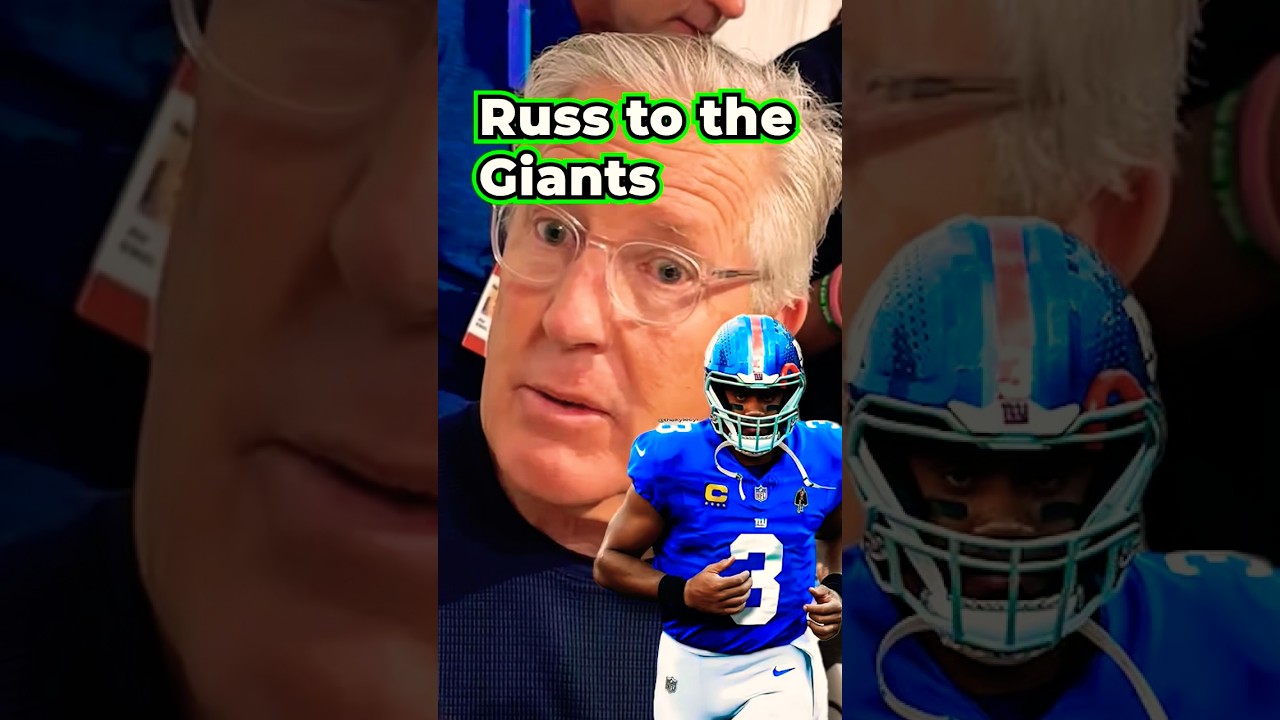 Pete Carroll on Russell Wilson to the Giants #nfl #seahawks #seattleseahawks #newyorkgiants #giants
