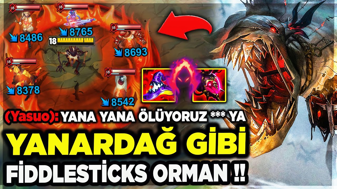 CAYIR CAYIR YAKAN FİDDLESTİCKS !! YANA YANA ERİYORLAR !! FİDDLESTİCKS ORMAN !!