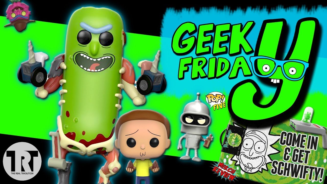 GEEKY FRIDAY #05 ★ Rick and Morty im Pop ! Spotlight ★ Todesstern und Portal Gun in der Merch Review