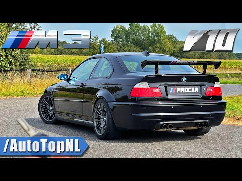 BMW M3 E46 V10 DCT | REVIEW on AUTOBAHN [NO SPEED LIMIT] by AutoTopNL