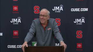 Jim Boeheim Postgame vs. Georgetown
