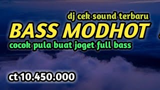 RUGI GAK PLAY  !! DJ BASS MODHOT FROG  CUSTOM DJC TV PARTNER