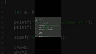 #77 | C Language Basic | Coding Lecture | Programming Exercise78 #shorts #coding