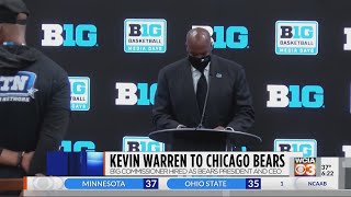 B1G commissioner Kevin Warren named Chicago Bears president and CEO