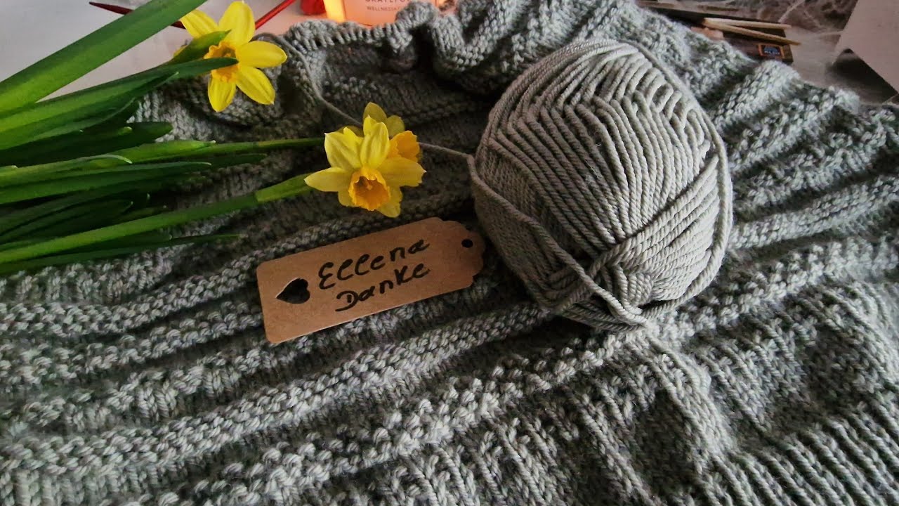 Улов из секонхенда/продвижение проекта на спицах.