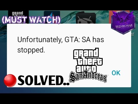 ????How To Fix Unfortunately GTA:SA Has Stopped While Starting #SOLVED ..