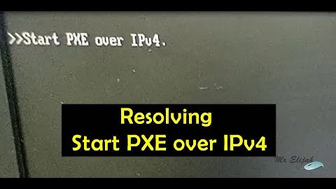 Fix Start PXE Over IPv4 Error | System Boot Issue & BIOS Setup Solution