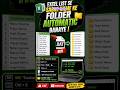 Excel se 100 Folder 1 Click me Create 🔥 BAT File Trick #shorts