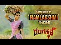 Darling samantha as ramlakshmi  rangasthala kannada movie