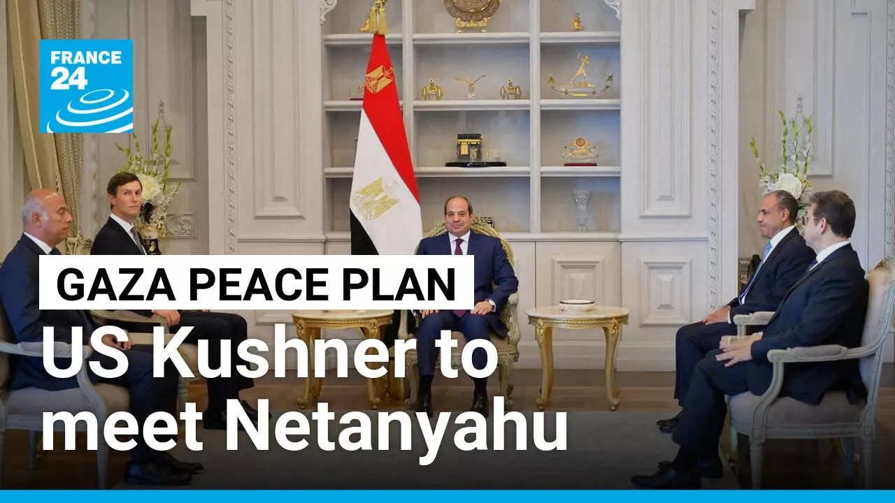 Middle East : Kushner to meet Netanyahu after talks with Hamas on Gaza plan • FRANCE 24 English