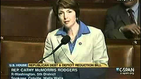 McMorris Rodgers One Minute Floor Speech on Cut, Cap, and Balance