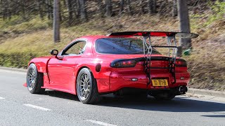 Modified & Tuner cars leaving a Carshow | Heaven On Wheels 2019