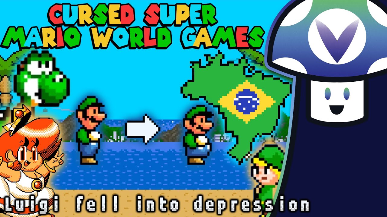 [Vinesauce] Vinny Cursed Super Mario World Games YouTube