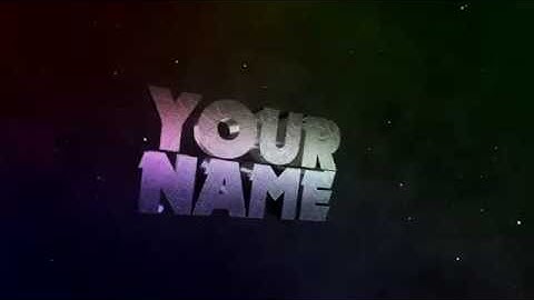 Blender Only 1080p60fps Chill Rainbow Intro | Fade effect fixed in template