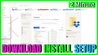 Download install and Steup Dropbox desktop app (Windows & Mac)