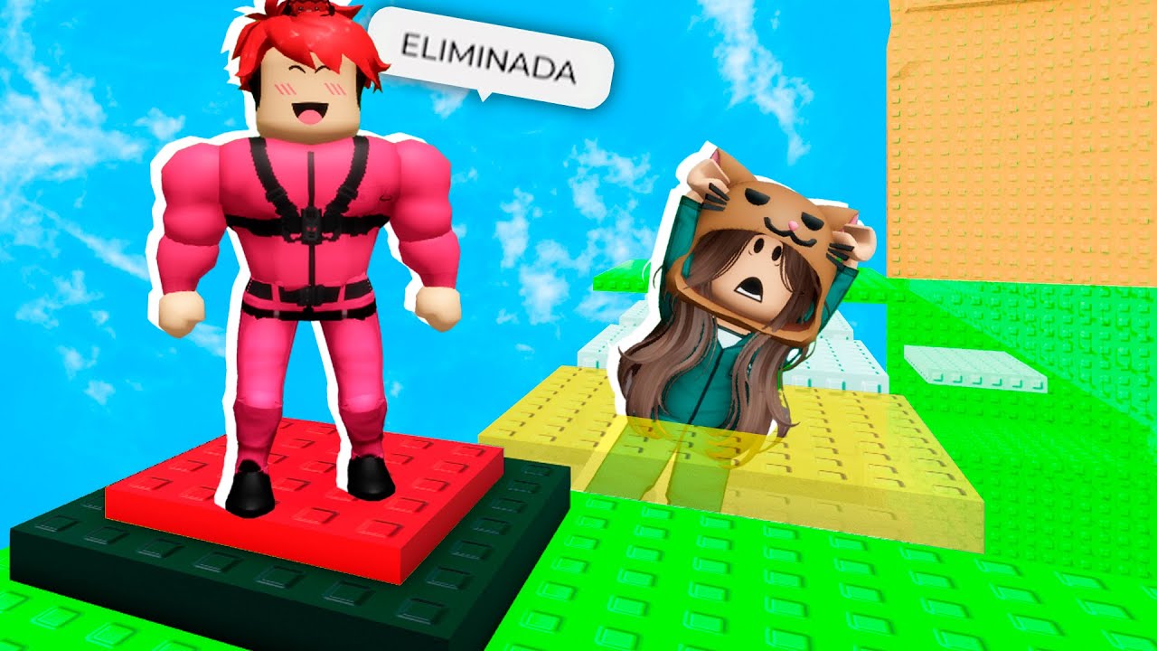 TROLLEO a MANDARINA en la TORRE TROLL del JUEGO DEL CALAMAR en Roblox !!