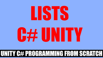 Lists In C# Unity