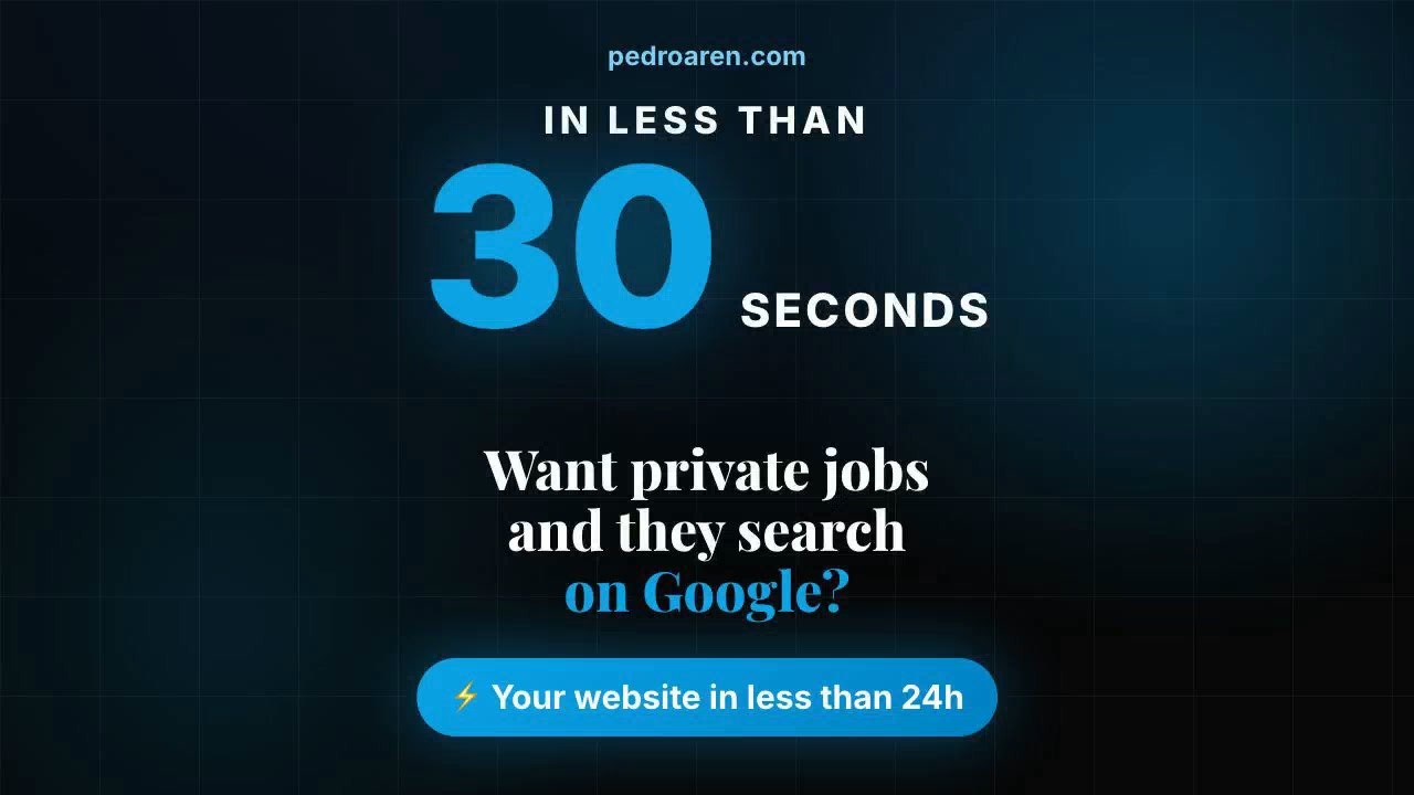 How to get private construction jobs through Google without knowing tech