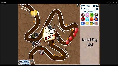 Bomb Cannon Towers Only (Track 2, Hard, Bloons Tower Defense 3 Challenge)