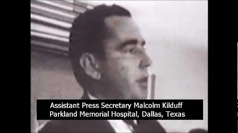 November 22, 1963 - Malcolm Kilduff announces the ...