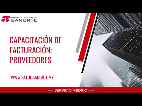 Facturación Banorte: Proveedores