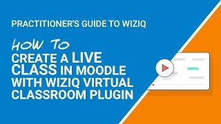 How to create live class using Moodle