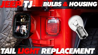 Jeep TJ Tail Light Bulb Replacement & Housing Removal - YouTube
