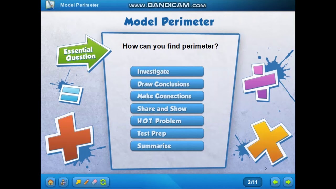Go Math Grade 3 Lesson 11.1 Model Perimeter - YouTube