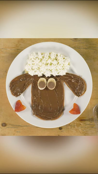 Let’s make Shaun the Sheep pancakes! #shorts