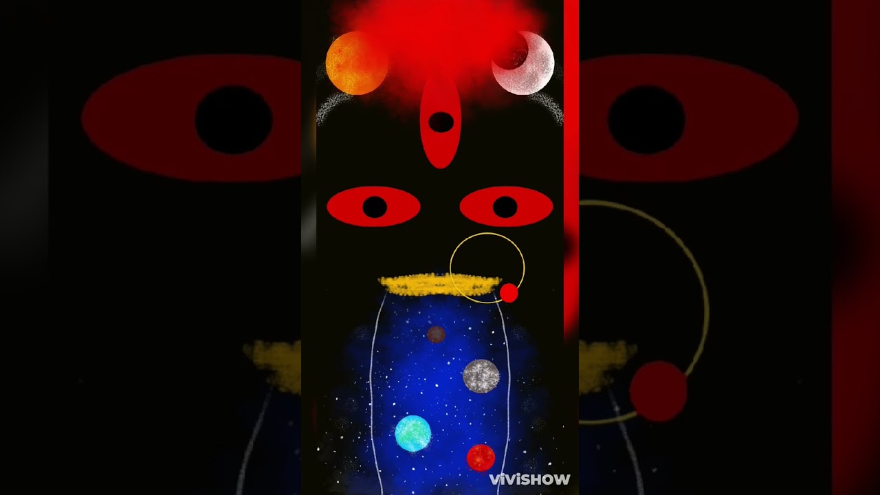 Digital art work ,Shoonyarupa Parameshwari Kalika 🙏🌺