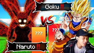 PERBANDINGAN Level KEKUATAN NARUTO 𝑽𝑺 GOKU !!😱 Naruto All Forms POWER LEVEL!! Reaction Naruto