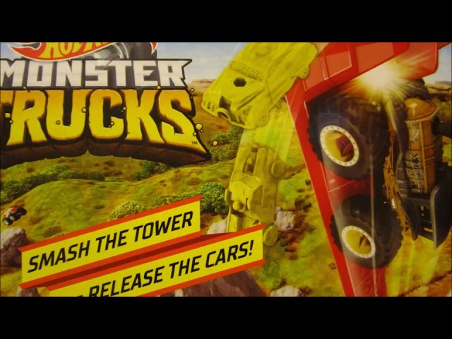 Hot Wheels Monster Trucks Big Air Breakout Playset