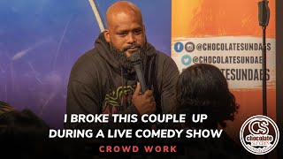 I Broke This Couple Up During a Live Comedy Show  Comedian Sydney Castillo
