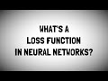 What's the Loss Function?