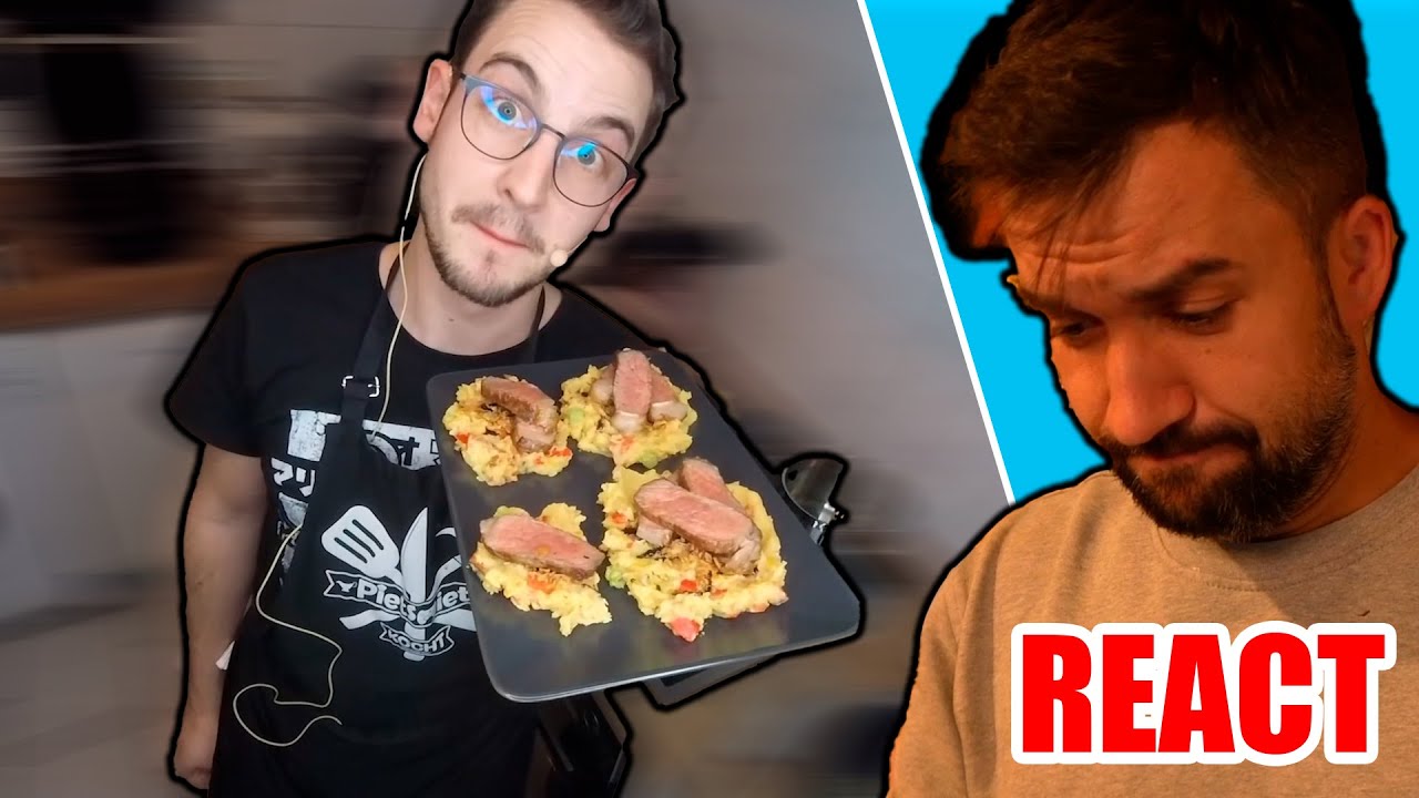 Sternekoch reagiert auf PietSmiet kocht Wagyu! Betrunkener Mann kocht 100€ Wagyu-Steak
