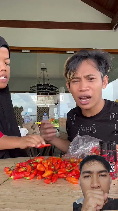 MAKAN MAKANAN PEDAS SE MANGKUK CABE #mukbang #makan #pedas #food #asmr