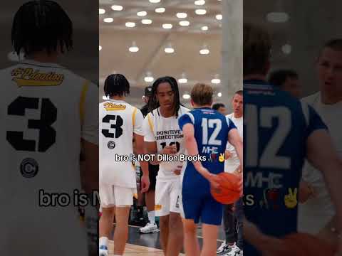 I love an instigator 😈😂 #fyp #troll #dillonbrooks #aau #funny
