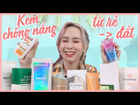 10 LOẠI KEM CHỐNG NẮNG GIÁ BÌNH DÂN - ĐẮT TIỀN | 10 AFFORDABLE SUNSCREENS | HƯƠNG WITCH