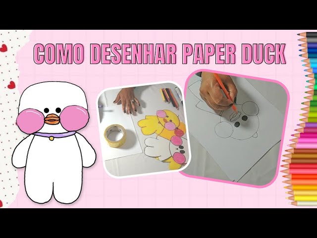 Desenhos desenhar paper duck