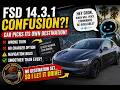 Tesla FSD 14.3.1 Confusion?! Car Picks Its Own Destination, Navigation Bugs &amp; “Hey Grok” Test!