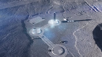 Lunar Landing Pad Construction