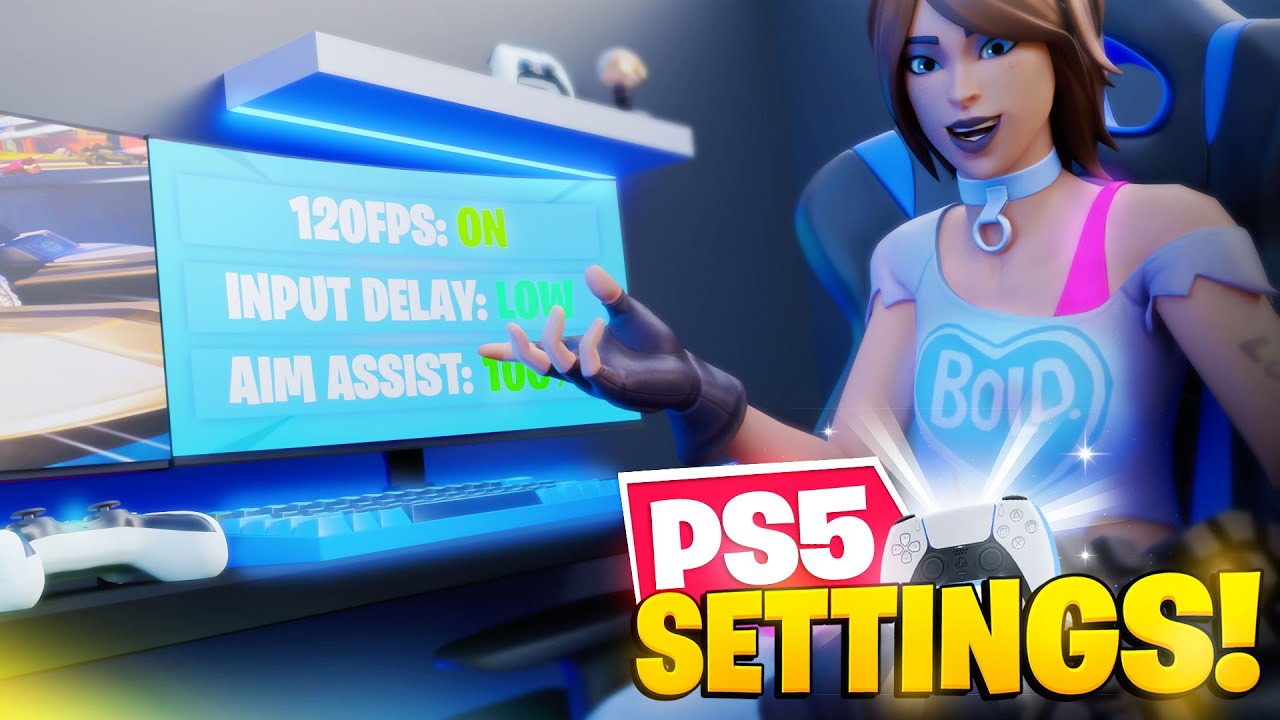 BEST* PS5 120FPS Controller Fortnite Settings/Sensitivity! (UPDATED Console  Competitive Settings) - YouTube