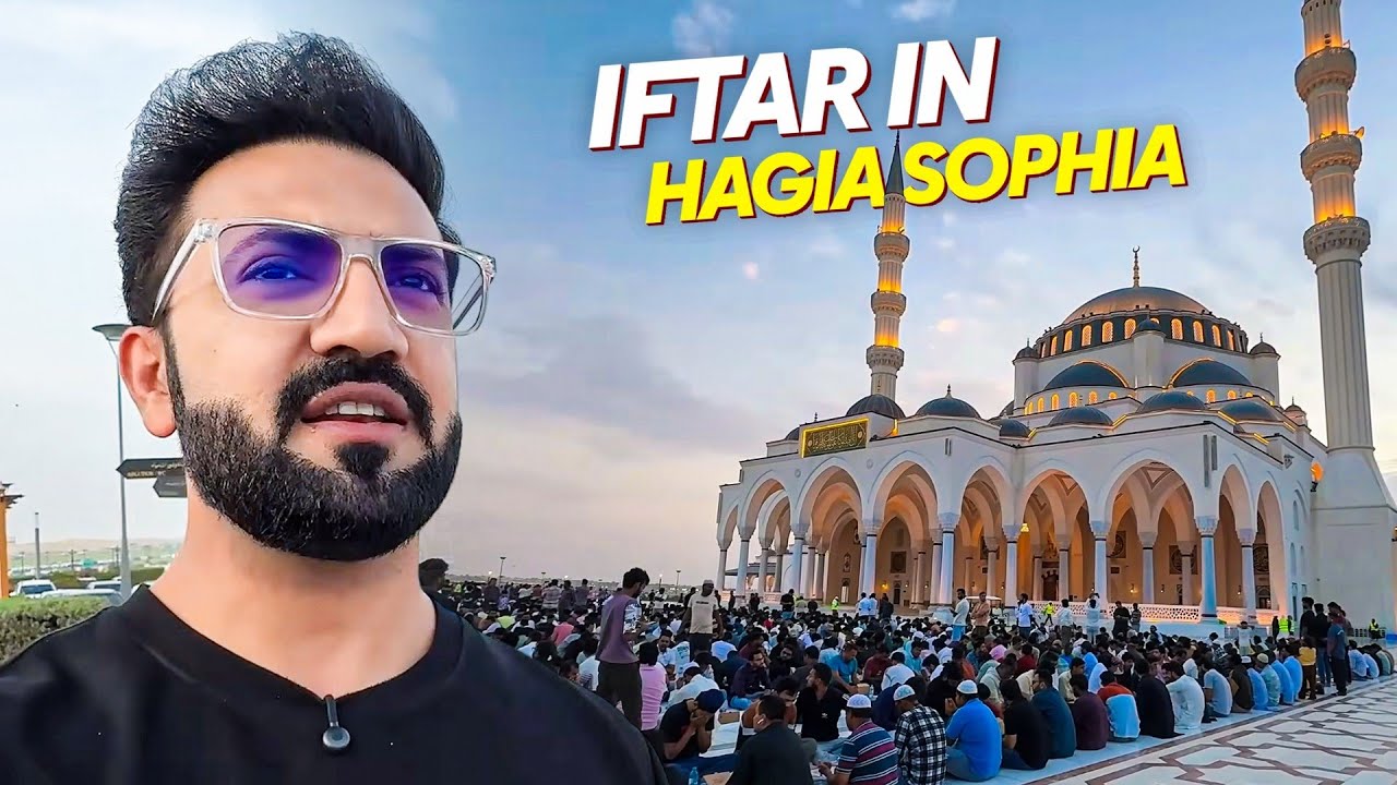 Huge Iftar in Dubai Hagia Sophia 😍 | Ramadan Iftar Scene & Culture in Dubai | Dubai Ramadan🕌