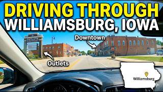 Driving through Williamsburg, Iowa
