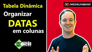 Como organizar automaticamente por data no Excel?