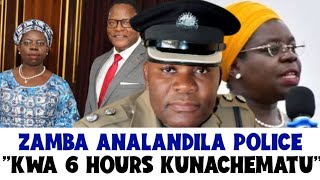 A Police Akhala Kunyumba Ya Colleen Zamba Dzulo Kwa Maola Asanu Ndi Limodzi Kuchita Chipikitcheni