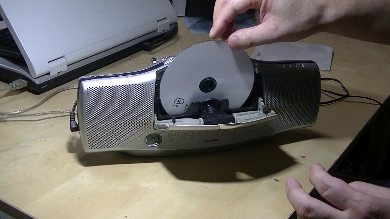 Japanese Technology] 2001 SONY CD-radio(CDF-E10TV) - YouTube