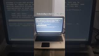 pov: starting i windows 7 hp laptop